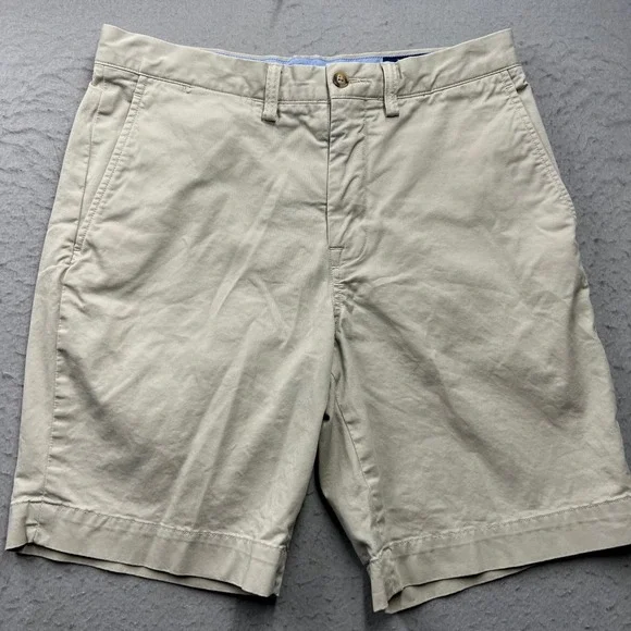 Polo Ralph Lauren Stretch Classic Fit Chino Shorts Khaki Tan Mens 30