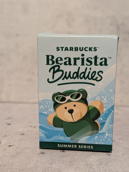 Starbucks Bearista Buddies Kids Swim Bear - Green & Tan
