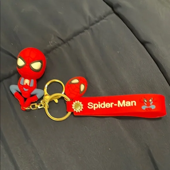 Spider-Man, Red Keychain Charm nwt
