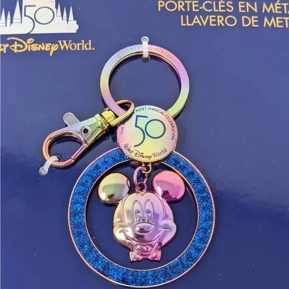 Celebrate 50 Years of Disney World Magic With this Adorable Keychain