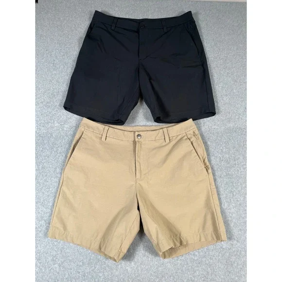 Lot of 2 Lululemon Commission Shorts Men 34 Dark Grey 9