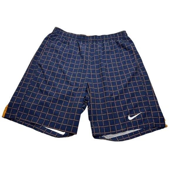 Nike Dri-Fit Court Gladiator Plaid Tennis Shorts 9