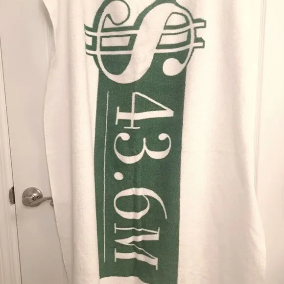 Oversized Beach Towel Lottery Money Print