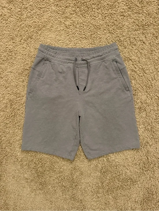 Lululemon French Terry City Sweatshorts Gray 9” Size Medium