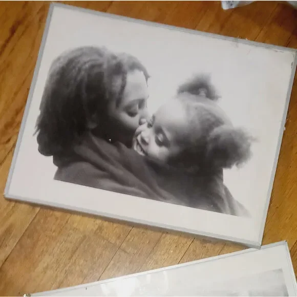 Black and White Family Portrait Set
