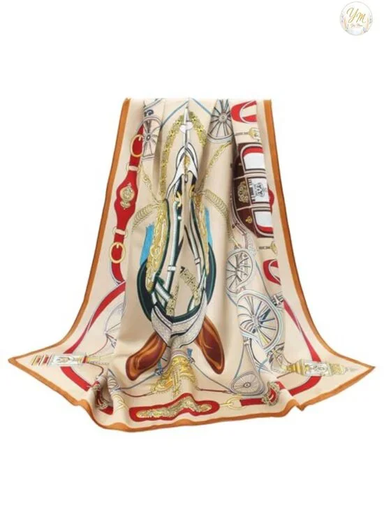 Silk Scarf 100% Mulberry Square Hair Wrap Headband Bandana Lightweight