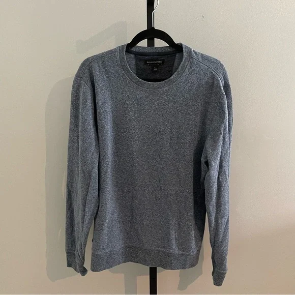 Banana Republic Blue Crew Neck Sweater Size Large