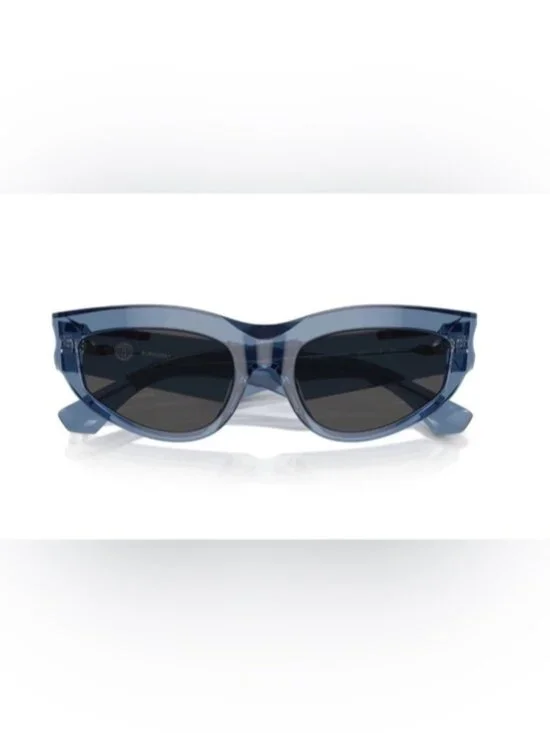 Burberry Light Blue Transparent Cat-Eye Sunglasses