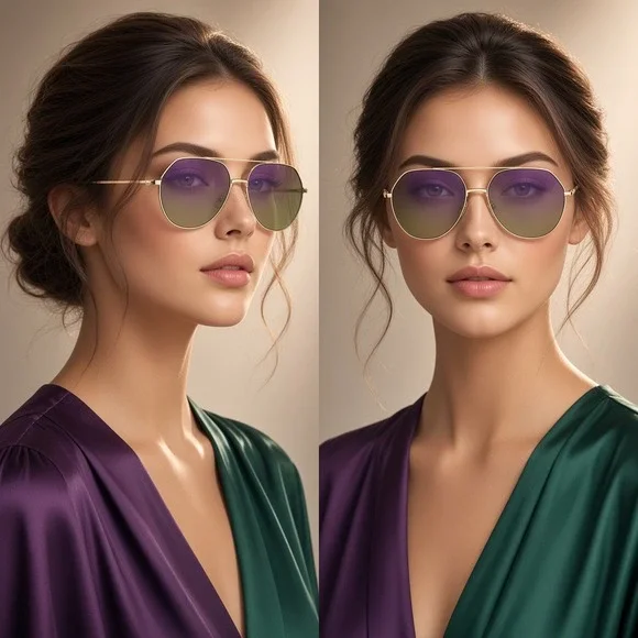 Metal Aviation Sunglasses Women Classic Military Rectangle Shades UV400 Eyewear