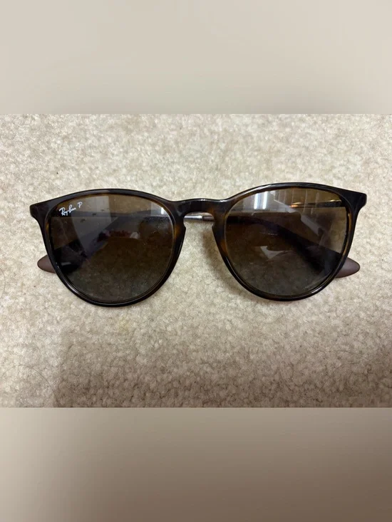 Ray-Ban Brown Tortoiseshell Round Sunglasses