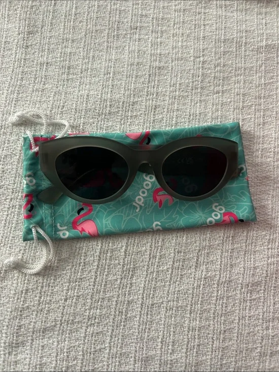 goodr Matte Grey Cat-Eye Sunglasses for Women