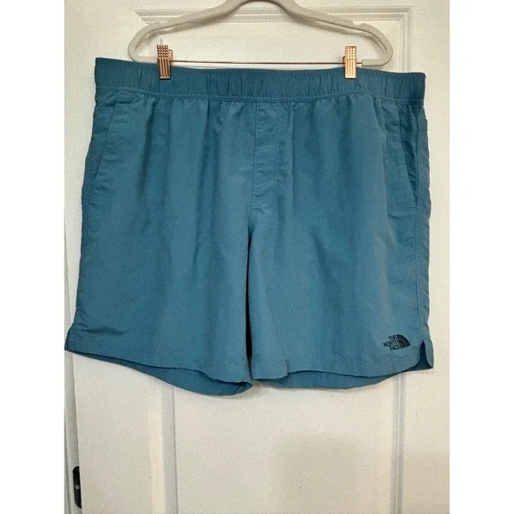 The North Face Mens XXL Blue Class V FlashDry Water Shorts Swim Trunks Hiking