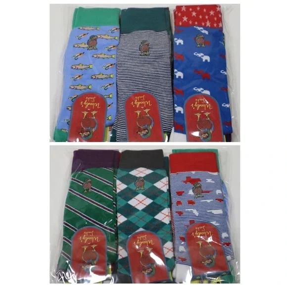 Woody's Men's 6 pack‎ of Socks