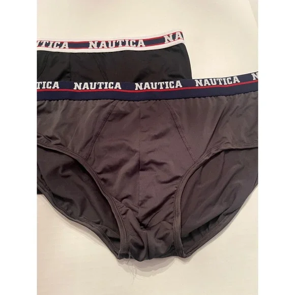 Nautica 2 Pair Limited Edition Micro Briefs Size‎ XL 40-42 Classic Fit NWOT