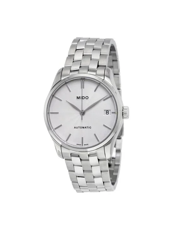 NWT Mido Belluna II Automatic Silver Dial Ladies Watch M024.207.11.031.00