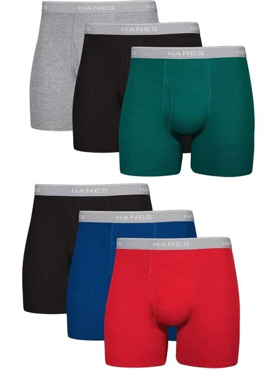 Cool & Breathable Men's Boxer Briefs Pack | Moisture-Wicking, No Ride Up Comfort
