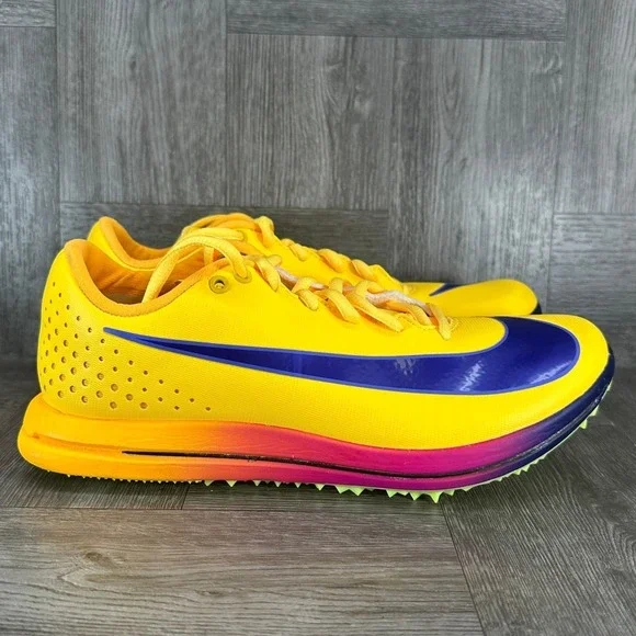 Nike Triple Jump Elite 3 Mens 11.5 Yellow‎ Track Field Spikes NEW HV6425-800