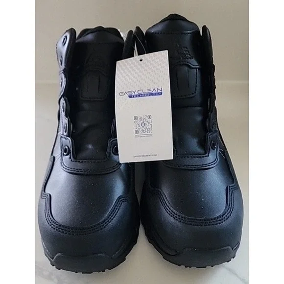 Shoe for Crew Stride Men's Slip Resistant Black Size 6.5 New With Tag