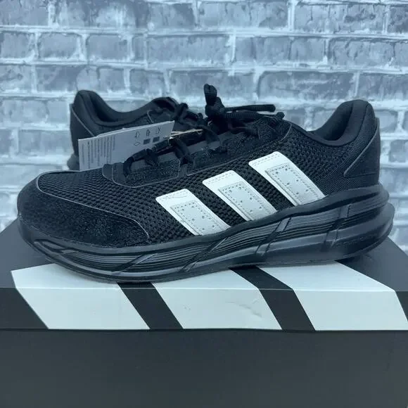 Adidas Astrastar Black White Cloudfoam Running Shoes JP5938 Mens Size 11.5 New