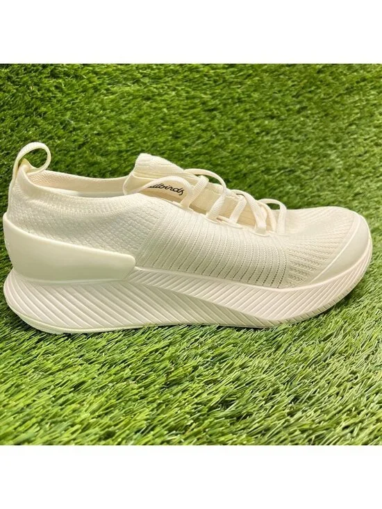 Allbirds Tree Glider Mens Size 8 Ivory Athletic Running Knit Shoes Sneakers