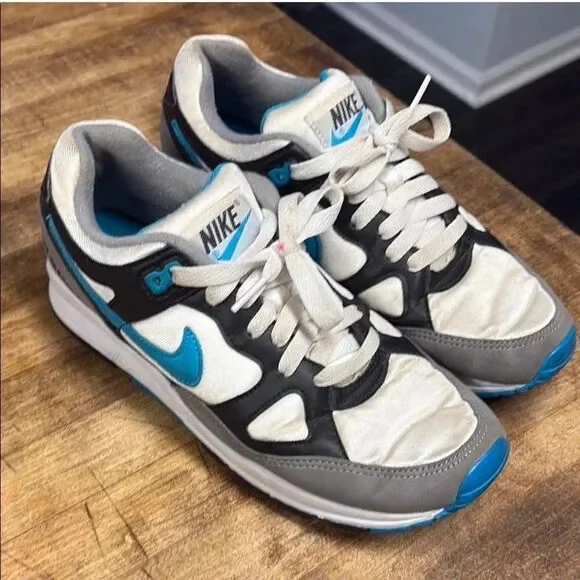 Vintage Nike Air Span II Blue Black White Running Sneakers Y2K men’s 7