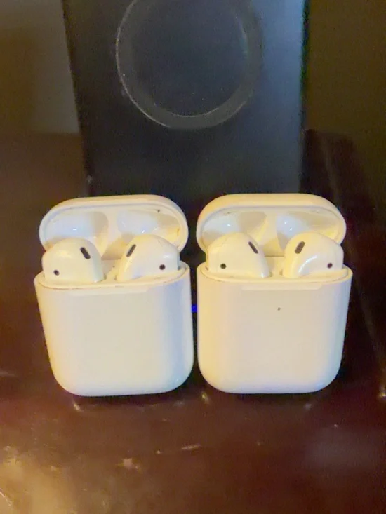 Apple AirPods 2 Pairs w/ Charging Cases – AS IS / Parts or Repair