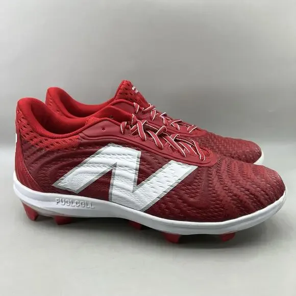 New Balance FuelCell 4040 V7 Baseball Cleats Men Size 13 Red White Low Shoes NEW