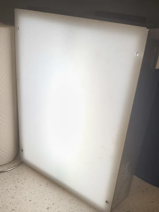 White LED Light Box for Home Bath/Art