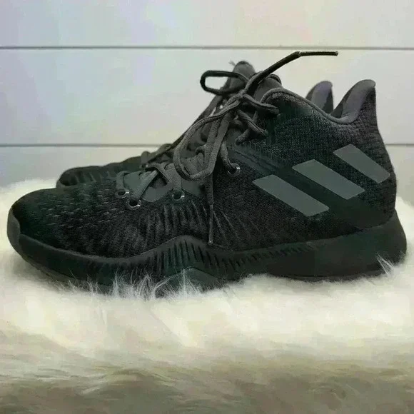 Adidas Mad Bounce Utility Black Basketball Shoes Men Size 8