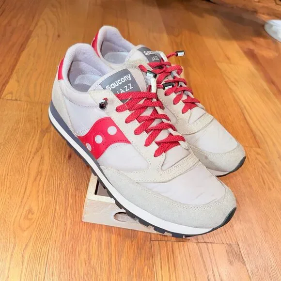 Saucony Men's Jazz Original Vintage Dove/Red