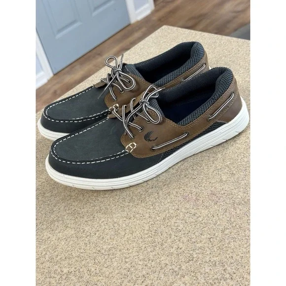 Island Surf Surflite RFT Green Brown Deck Boat Shoes Size 12 Sail Lite