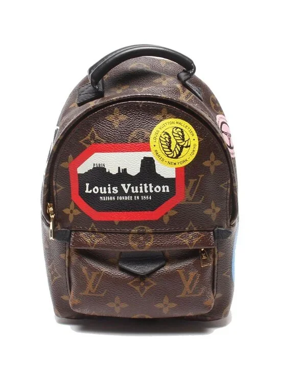 Louis Vuitton Backpack Palm Springs Mini Monogram World Tour