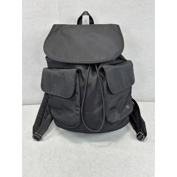 CALIA by Carrie Underwood Black Backpack workout gym gear pockets‎ drawstring