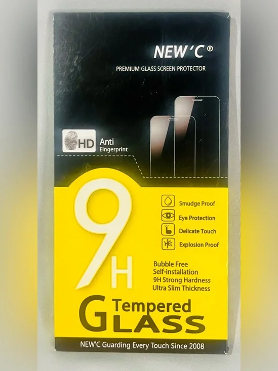 9H Tempered Glass Screen Protector - Yellow Packaging for iPhone 14 Pro Max