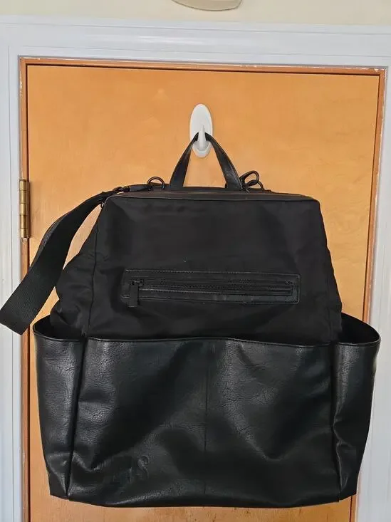 BEIS The Diaper Backpack in Black - Baby Bag Travel - Used Great Condition