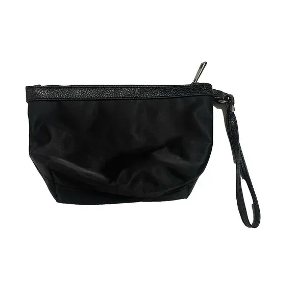 Miniso Black Makeup/cosmetic Bag With Handle