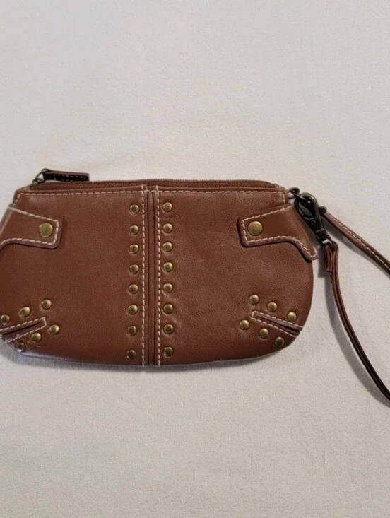Michael Michael Kors Leather Wristlet