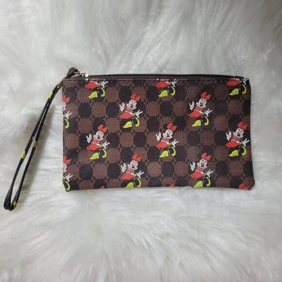Minnie Mouse Design Wristlet