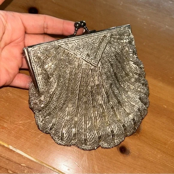Elegant Silver Clutch