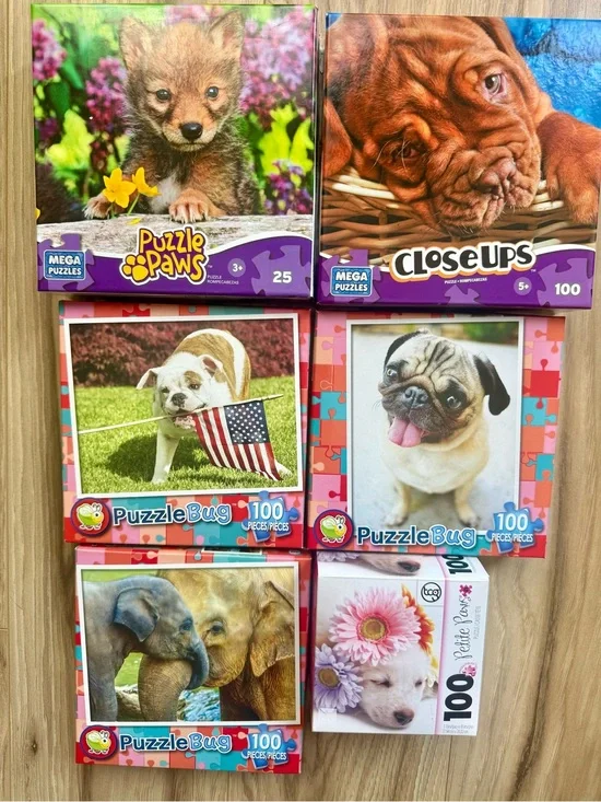 Cute 25-100 Piece Jigsaw Puzzles