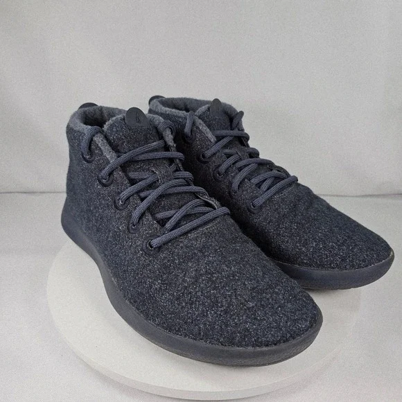 Allbirds Mizzle Wool Mid Top Shoes Men's Size 11 Navy Blue EUC‎