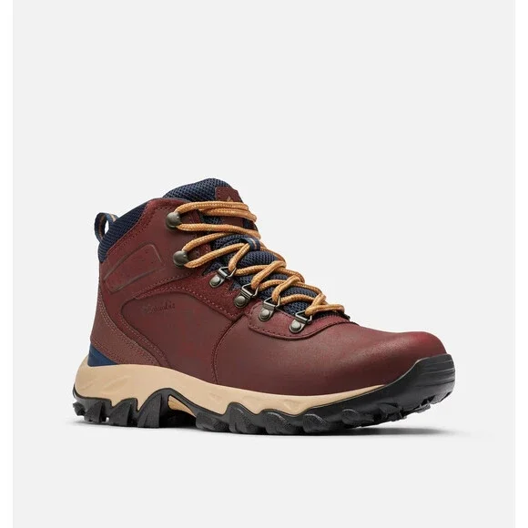 Columbia Newton Ridge Plus II Men 15 Madder Brown Waterproof Hiking Boot ZAP2664