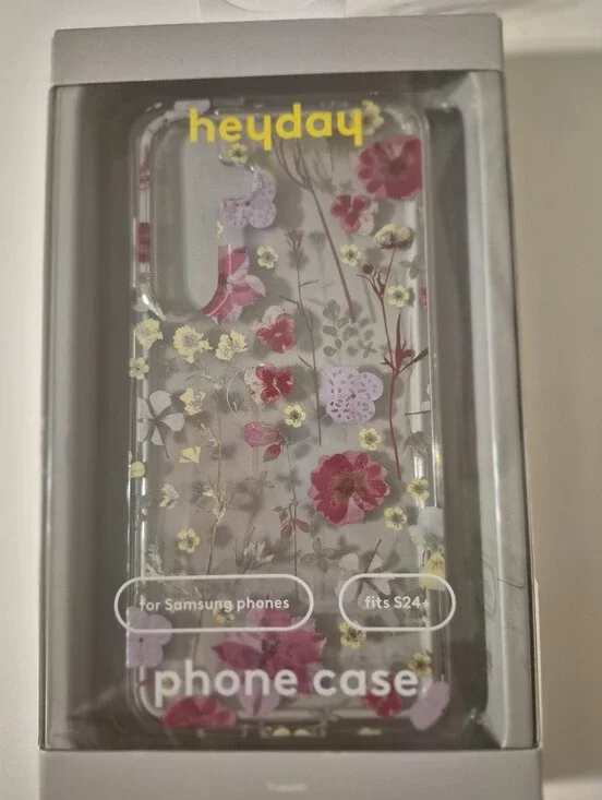 Brand New heyday Samsung Galaxy S24+ Plus Phone Case - Multi Floral Clear
