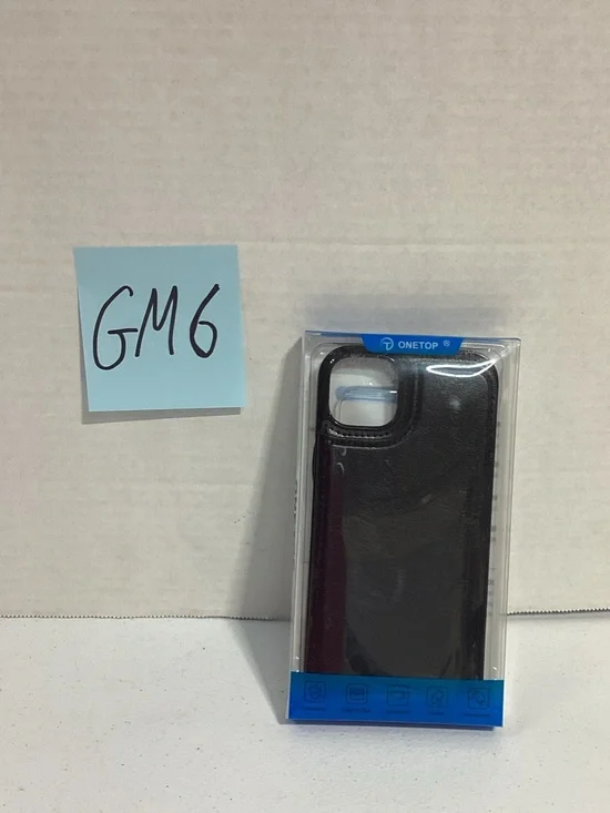 Black Leather-Style Phone Case - Compatible Cell Phone Accessory