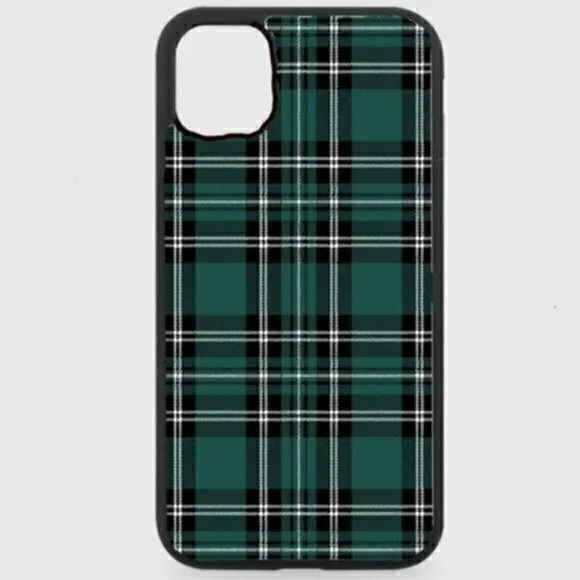 Green Plaid Phone Case