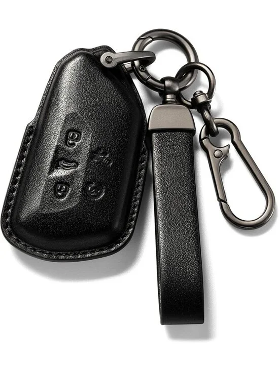 Leather Key Fob Cover for VW Atlas & Cross Sport 2024-2026 | 5 Button Case