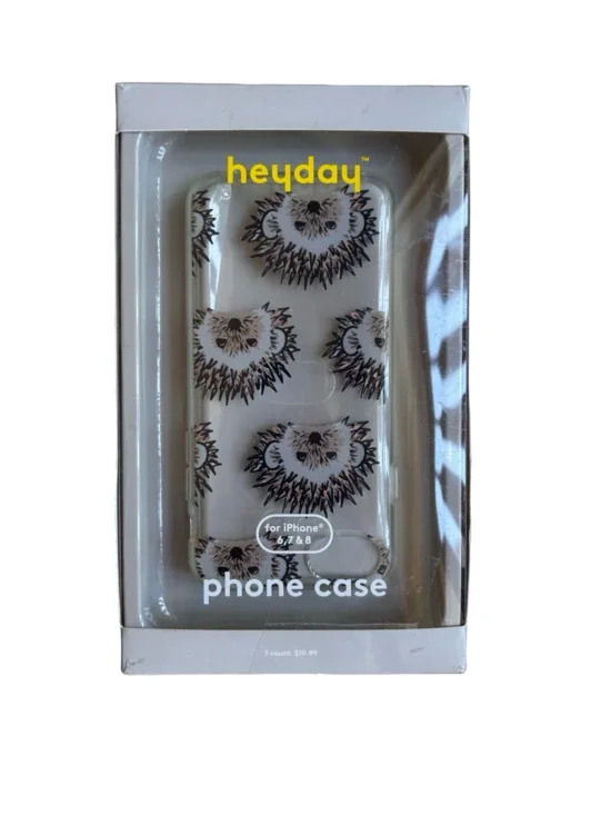 heyday Hedgehog Clear Phone Case for iPhone 6, 7 & 8