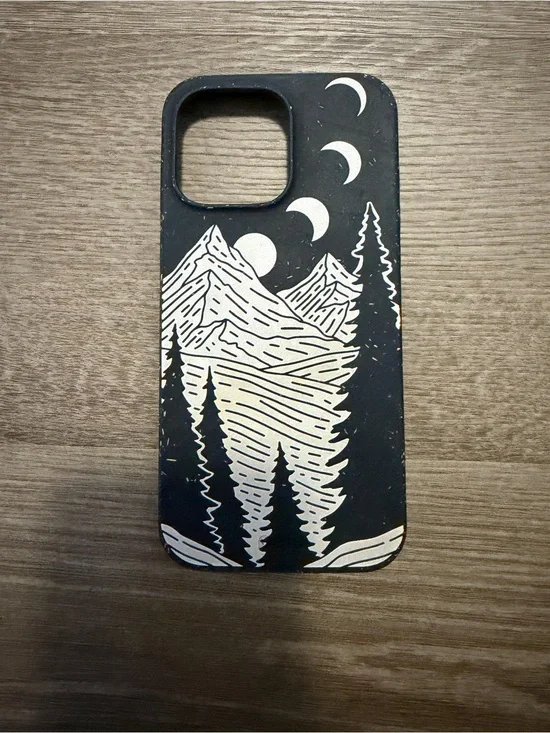 PELA Black Mountain & Moon iPhone 16 ProMax Case