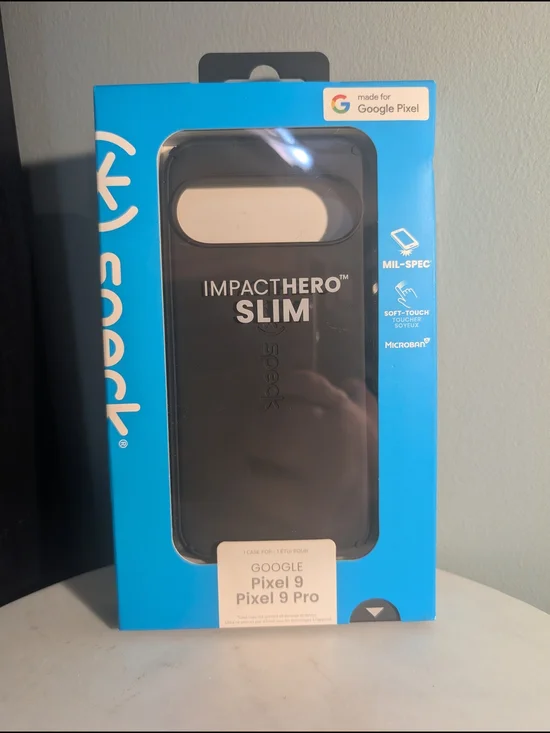 speck IMPACTHERO SLIM Case for Google Pixel 9 / Pixel 9 Pro - Black, NWT