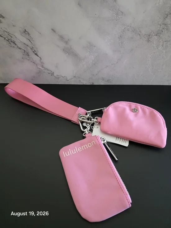 Dual Pouch Wristlet Candy Cloud